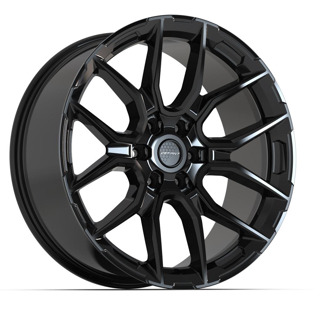 DEFIANT DF18C 22x9 6x135 18et Gloss Black Wheel SET – DEFIANT Wheels