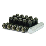 20 Black 14x1.5mm Car Spline Lug KIT