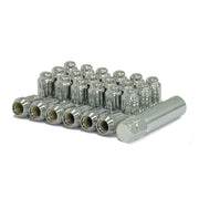 20 Chrome 12x1.5mm Car Spline Lug KIT