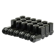 24 Black 14x1.5mm GM/Ram/Dodge Factory Style Lug 7/8" Hex KIT