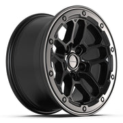 Set(5) 17x8 DF01 Satin Black - 5x127 +12ET