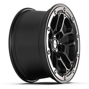 Set(4) 17x8 DF01 Satin Black - 5x127 +12ET