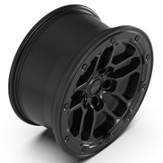 Set(5) 17x8 DF01 Satin Black - 5x127 +12ET