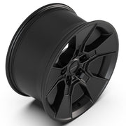 Set(5) 17x8.5 DF02 Satin Black - 5x127 +12ET