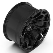 Set(4) 18x9 DF03 Gloss Black - 6x139.7 -12ET