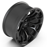20x9 DF03 Satin Black with Dark Satin Charcoal 2-Tone - 6x139.7 -12ET