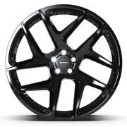 Set(4) 22x10 DF05 Gloss Black - 5x120 +37ET