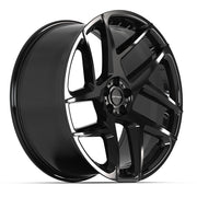 22x10 DF05 Gloss Black - 5x120 +37ET