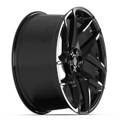 Set(4) 22x10 DF05 Gloss Black - 5x120 +37ET