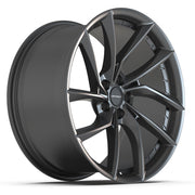 20x10 DF06 Dark Satin Charcoal - 5x120 +35ET