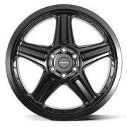 Set(4) 22x10 DF07 Satin Black - 6x139.7 -12ET with 285/45r22 TBB TS-37 AT Tires