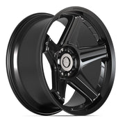Set(4) 22x10 DF07 Satin Black - 6x139.7 -12ET