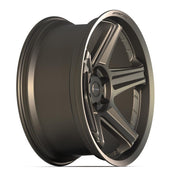Set(4) 22x10 DF07 Satin Bronze - 6x139.7 -12ET