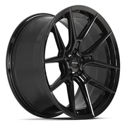 Set(4) 20x9 DF08 Gloss Black - 5x114.3 +35ET