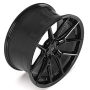 Set(4) 20x9 DF08 Gloss Black - 5x114.3 +35ET