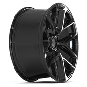 Set(4) 20x9 DF17B Gloss Black - 6x139.7 +18ET
