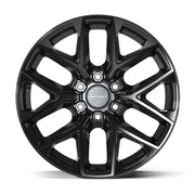 Set(4) 20x9 DF17C Gloss Black - 6x135 +18ET