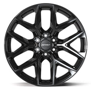 Set(4) 22x9 DF17C Gloss Black - 6x135 +18ET with 285/45r22 Sailun TerraMax RT Tires