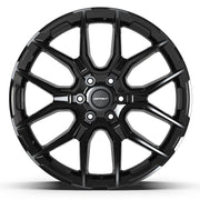 Set(4) 22x9 DF18A Gloss Black - 6x139.7 +18ET with 285/45r22 Ironman iMove GEN 2 SUV Tires &amp; TPMS