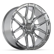 Set(4) 24x10 DF18A Chrome - 6x139.7 +24ET with 295/35r24 Sailun Atrezzo SVR LX+ Tires &amp; TPMS