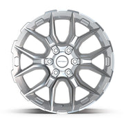 Set(4) 20x9 DF18B Gloss Silver Machined - 6x139.7 +18ET