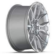 Set(4) 20x9 DF18C Gloss Silver Machined - 6x135 +18ET