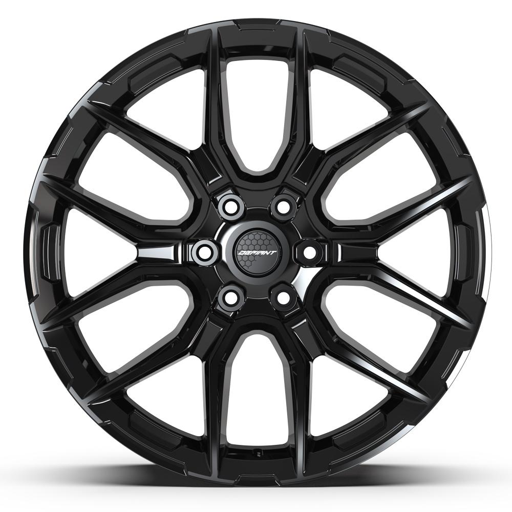 DEFIANT DF18C 22x9 6x135 18et Gloss Black Wheel SET – DEFIANT Wheels