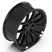 Set(4) 22x9 DF18C Gloss Black - 6x135 +18ET