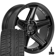 Set(4) 22x10 DF07 Satin Black - 6x139.7 -12ET with 285/45r22 Ironman iMove GEN 2 SUV Tires &amp; TPMS