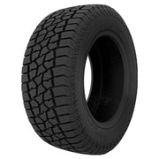 Set(4) 18x9 DF03 Satin Black with Dark Satin Charcoal 2-Tone - 6x139.7 -12ET with 275/65r18 Ironman All Country AT-X Tires &amp; TPMS