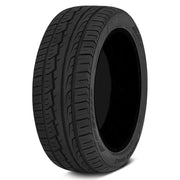Set(4) 24x10 DF18A Gloss Silver Machined - 6x139.7 +24ET with 305/35r24 Ironman iMove GEN 2 Tires