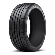 Set(4) 22x10 DF07 Satin Black - 6x139.7 -12ET with 285/45r22 Goodyear Eagle Sport Tires